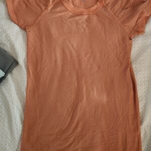 Orange Short Sleeve Top
